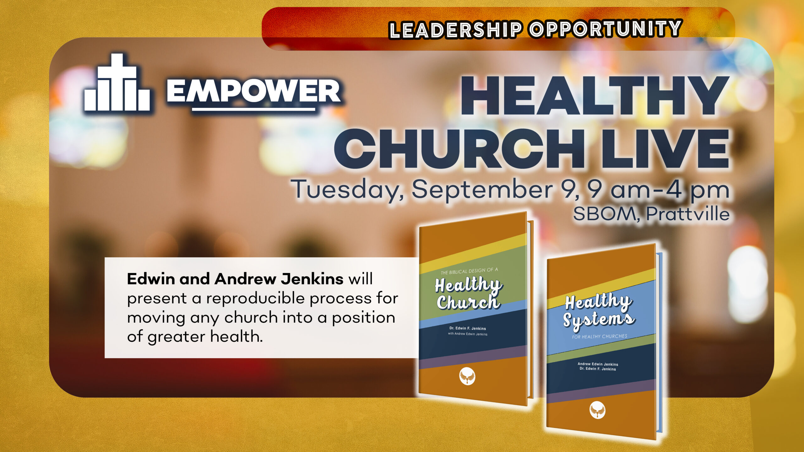 Healthy Church Live Tuesday, September 9